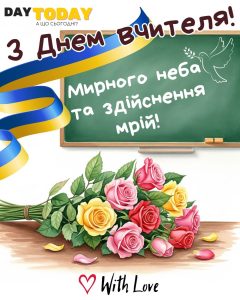 Den Vchytelia Lystivka 15